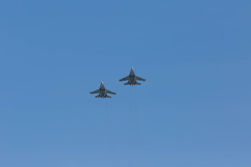 Fighters on Russian Airshow 