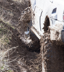 Dirt on the car
