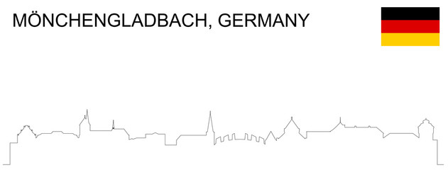 Mönchengladbach Silhouette
