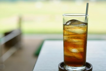 Cold lemon tea is a great drink for summer.