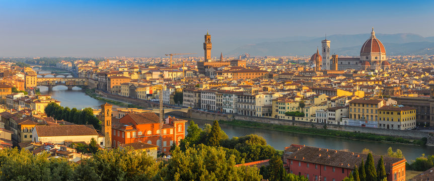 Fototapeta Florence panorama city skyline, Florence, Italy