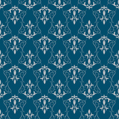 Abstract Seamless floral pattern