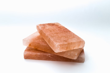 Pink Himalayan Salt Blocks Stacked
