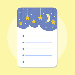 Cute hand drawn doodle birthday party baby shower card brochure invitation cartoon printable template background vector illustration.