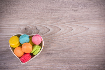 Colorful macaroons