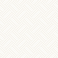 Vector Seamless Pattern. Modern Stylish Interlacing Lines Texture. Geometric Striped Ornament.