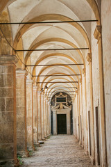 Fototapeta premium baroque stairs of chartreuse, Padula,