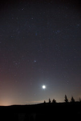 Stars on a cold winter night