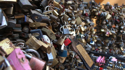 locks for good luck multiple locks