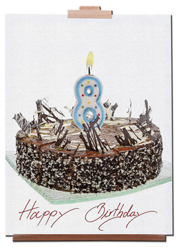 birthday cake greeting
