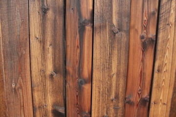 Naklejka premium a wall of wet wooden boards