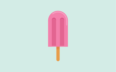 ice cream flat vector
