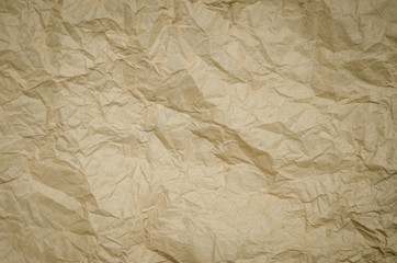 crumpled old paper, background