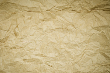 crumpled old paper, background