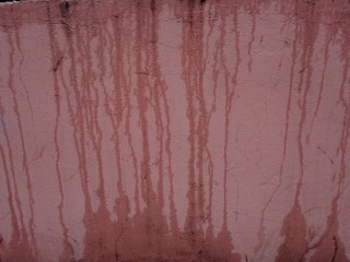 Wall, crack on the wall, brick, water stains