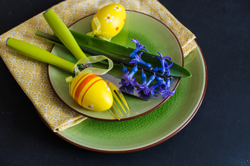 Spring table setting