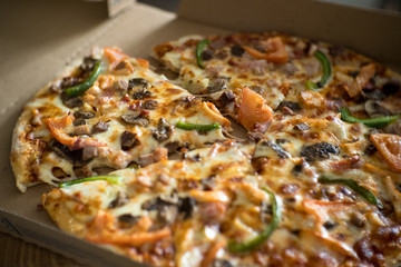 fresh, hot & tasty pizza right from the oven