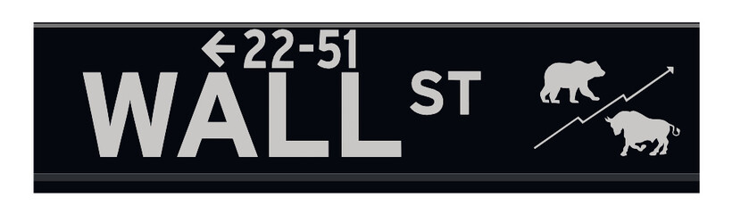 wall street - bear vs. bull chart