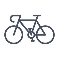 Sport bicycle, vector illustration in flat style