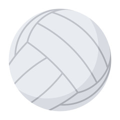 Volleyball, vector illustration in trendy flat style