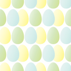 Pattern of Easter eggs