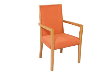 soft comfortable wooden armchair