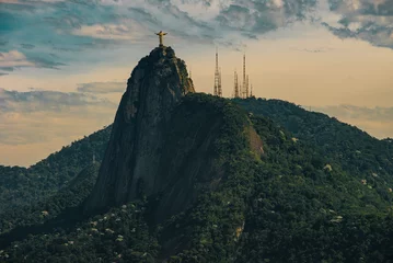 Crédence de cuisine en verre imprimé Copacabana, Rio de Janeiro, Brésil Rio De Janeiro - Christ the Redeemer