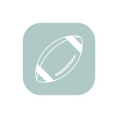 Ball forAmerican football icon isolated vector sign symbol. Sports Equipment elements icons. Can be used in logo, UI and web design