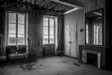 old abandoned castle