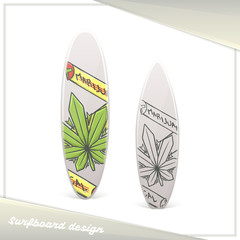 Medical Marijuana Surfboard One