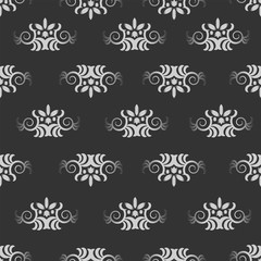 Stylish grey pattern. Stylish endless grey pattern. For design concepts - web - prints - posters - wallpapers - interfaces. Fully editable colors. Vector illustration.