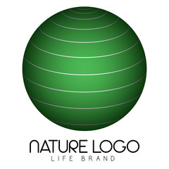 Isolated nature logo