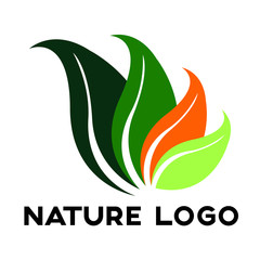 Isolated nature logo