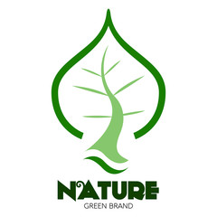 Isolated nature logo