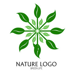 Isolated nature logo