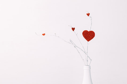 Minimalistic valentine's day background