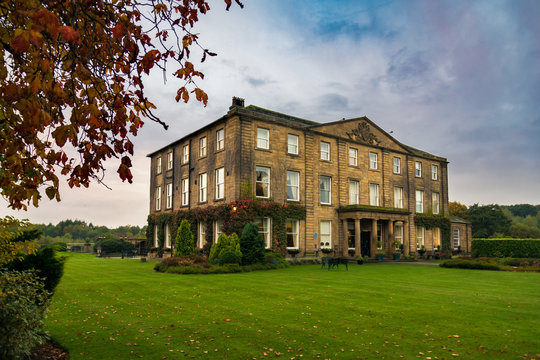 Walton Hall in a scenic setting of rolling parkland with its own lake.