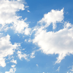 Natural background of Blue sky and cloud