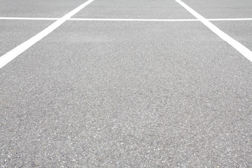 Fototapeta premium Empty space at outdoor car parking lot
