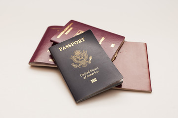 US passport and EU passports 