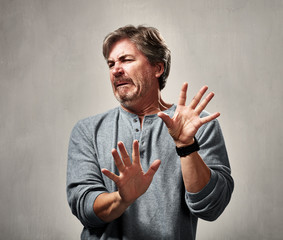 Awful man expression