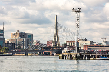 Boston, Massachusetts, USA downtown cityscape.