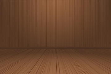 Illustrations wooden interior room, texture background