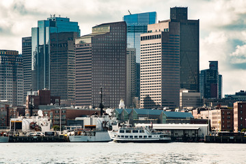 Obraz premium Boston, Massachusetts, USA downtown cityscape.