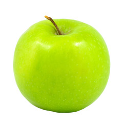 Green apple, isolated on white background