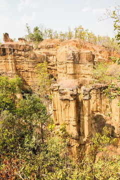 Pha Chor (Canyon), in national park which is Unseen Thailand at Chiangmai province, Thailand.