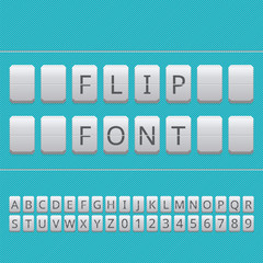 Flip font