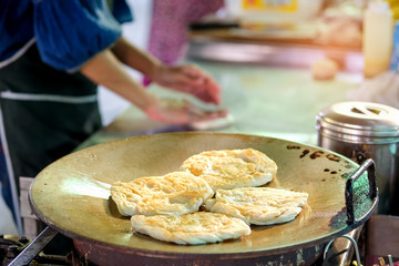Roti in the local market.