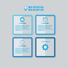 Business Diagram square