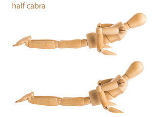 half cobra pose